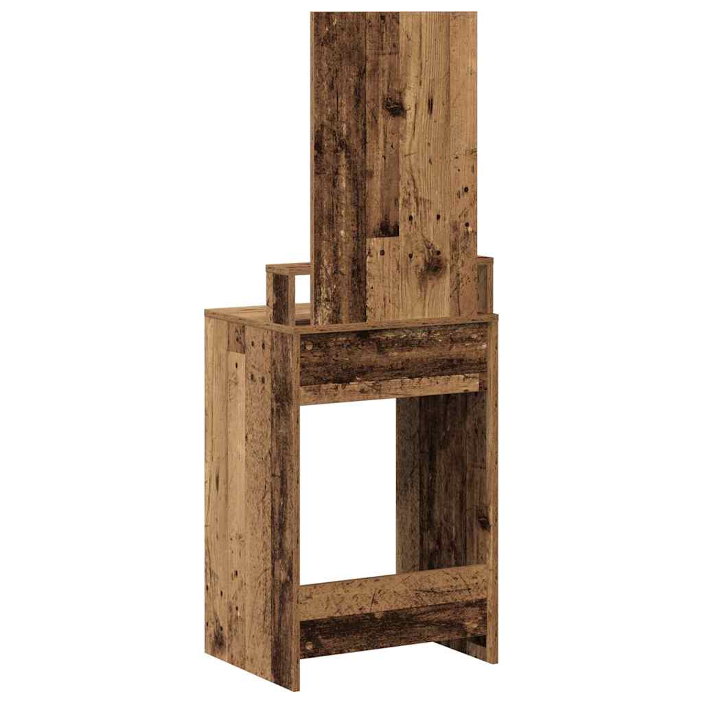 Schminktisch Altholz 50 x 41 x 140 cm Holzwerkstoff