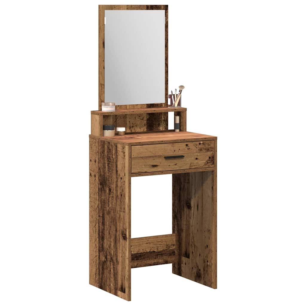 Schminktisch Altholz 50 x 41 x 140 cm Holzwerkstoff
