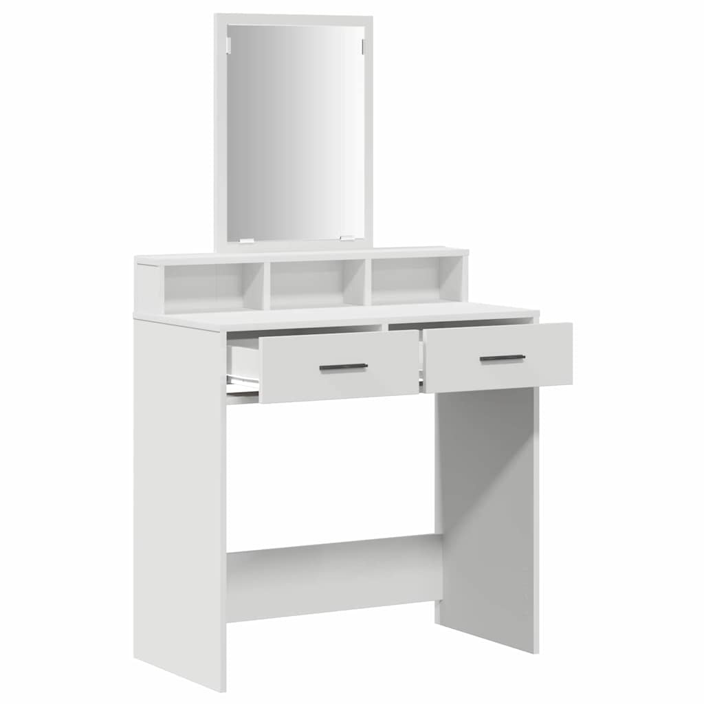 Schminktisch Weiß 79 x 41 x 140 cm Holzwerkstoff