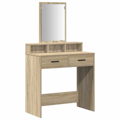 Schminktisch Sonoma-Eiche 79 x 41 x 140 cm Holzwerkstoff
