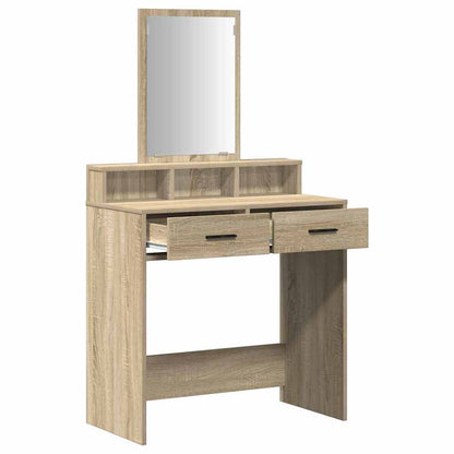 Schminktisch Sonoma-Eiche 79 x 41 x 140 cm Holzwerkstoff
