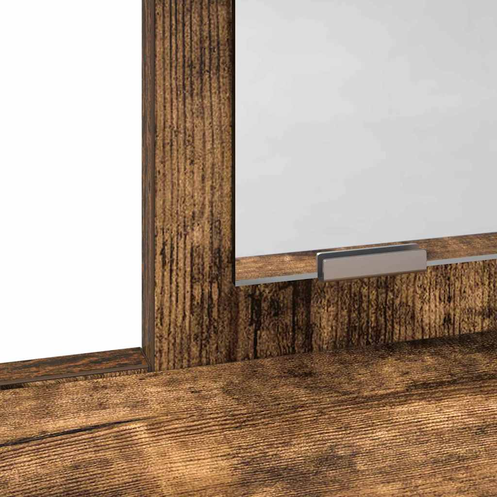 Schminktisch Geräucherte Eiche 79 x 41 x 140 cm Holzwerkstoff
