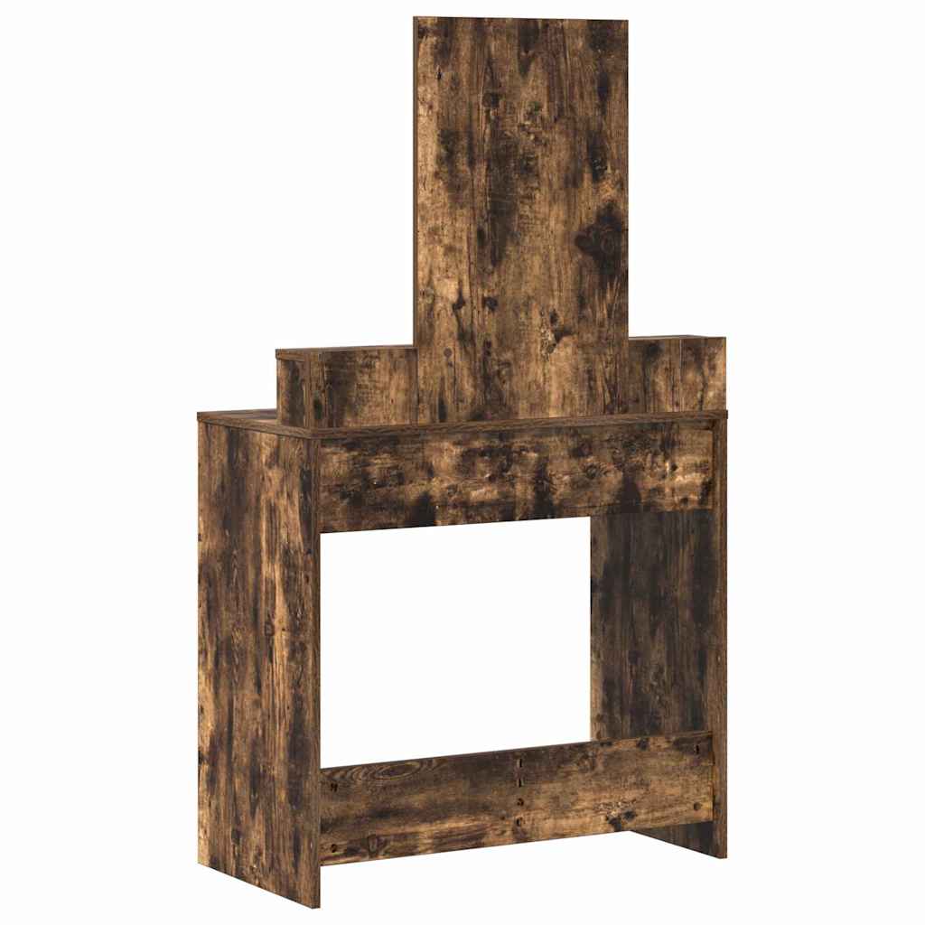 Schminktisch Geräucherte Eiche 79 x 41 x 140 cm Holzwerkstoff
