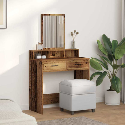 Schminktisch Altholz 79 x 41 x 140 cm Holzwerkstoff