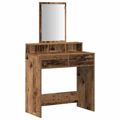 Schminktisch Altholz 79 x 41 x 140 cm Holzwerkstoff