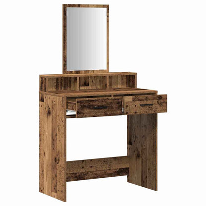 Schminktisch Altholz 79 x 41 x 140 cm Holzwerkstoff