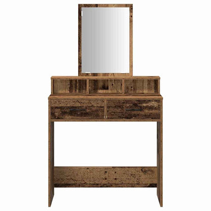 Schminktisch Altholz 79 x 41 x 140 cm Holzwerkstoff