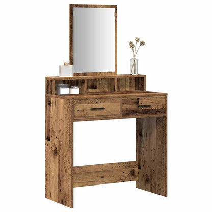 Schminktisch Altholz 79 x 41 x 140 cm Holzwerkstoff