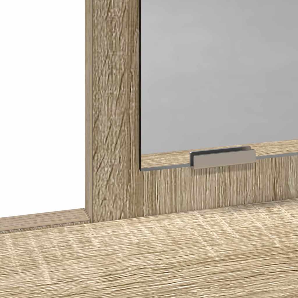 Schminktisch Sonoma-Eiche 100 x 41 x 140 cm Holzwerkstoff