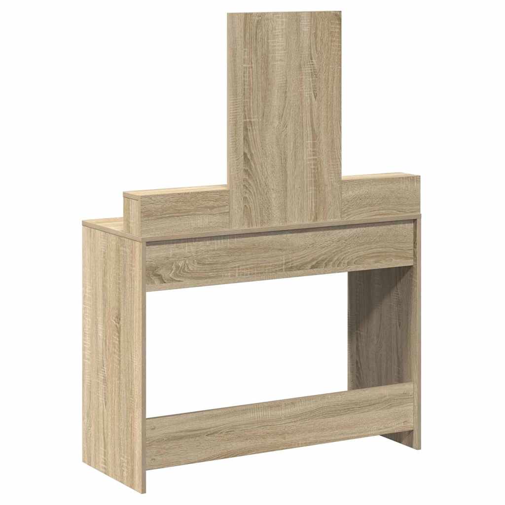 Schminktisch Sonoma-Eiche 100 x 41 x 140 cm Holzwerkstoff