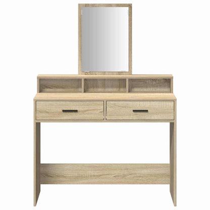Schminktisch Sonoma-Eiche 100 x 41 x 140 cm Holzwerkstoff