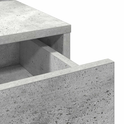 Schminktisch Beton Grau 100 x 41 x 140 cm Holzwerkstoff