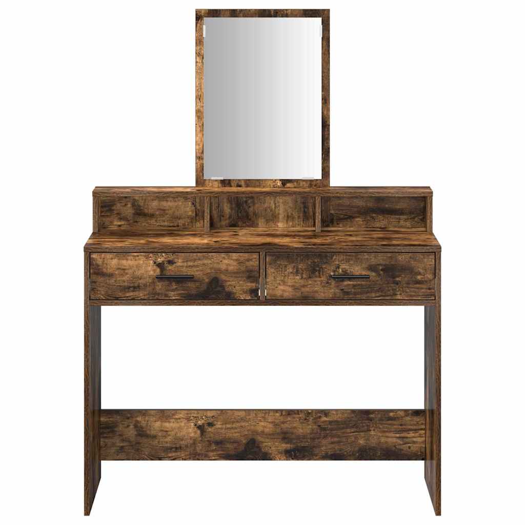 Schminktisch Geräucherte Eiche 100 x 41 x 140 cm Holzwerkstoff