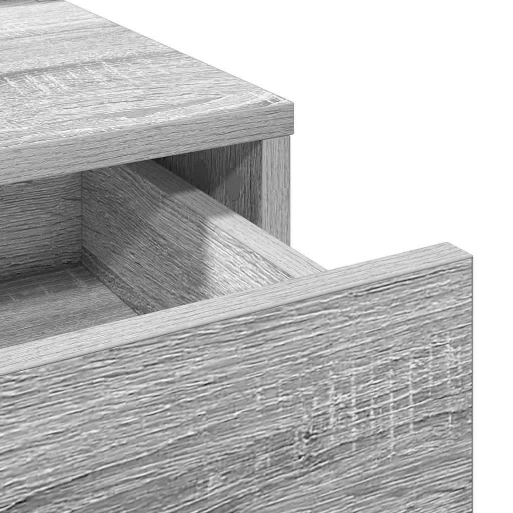 Schminktisch Graues Sonoma 100 x 41 x 140 cm Holzwerkstoff