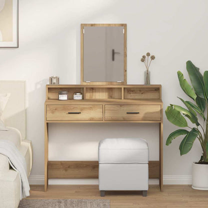 Schminktisch Artisan-Eiche 100 x 41 x 140 cm Holzwerkstoff