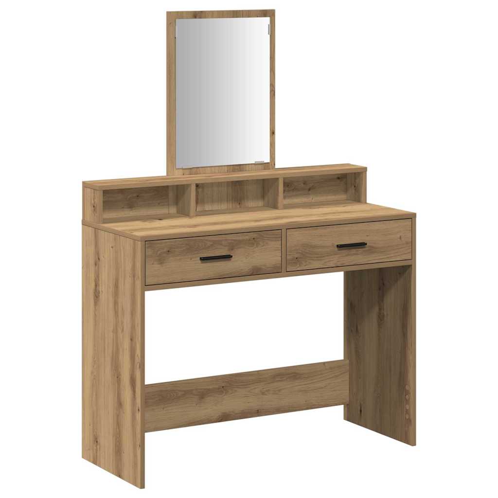 Schminktisch Artisan-Eiche 100 x 41 x 140 cm Holzwerkstoff