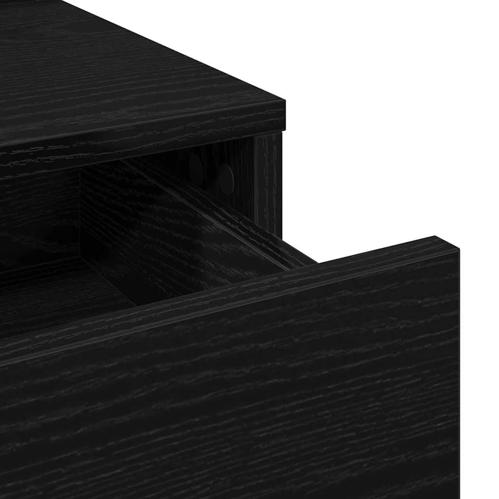 Schminktisch Schwarz 50 x 41 x 140 cm Holzwerkstoff