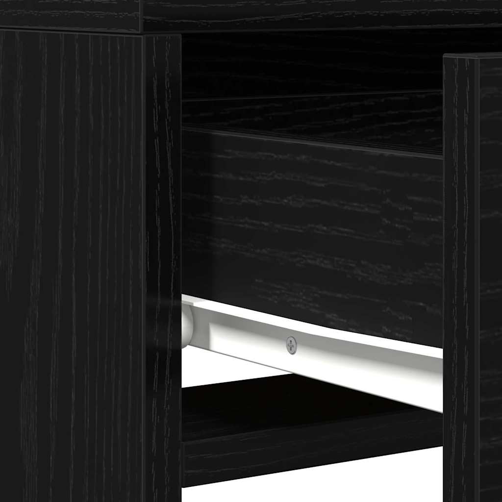 Schminktisch Schwarz 50 x 41 x 140 cm Holzwerkstoff