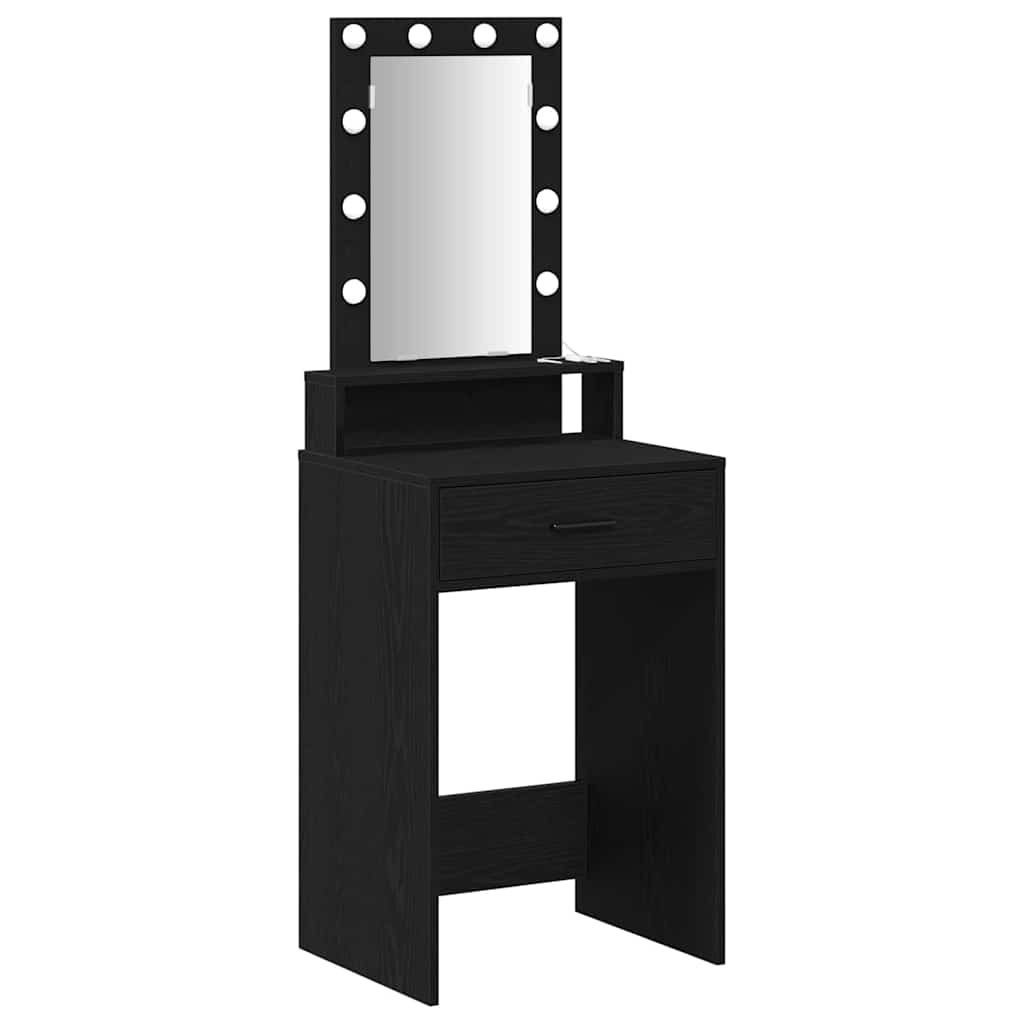 Schminktisch Schwarz 50 x 41 x 140 cm Holzwerkstoff