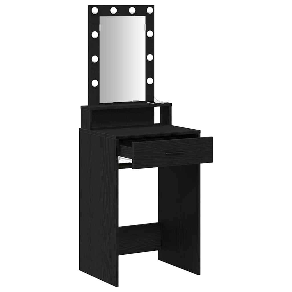 Schminktisch Schwarz 50 x 41 x 140 cm Holzwerkstoff