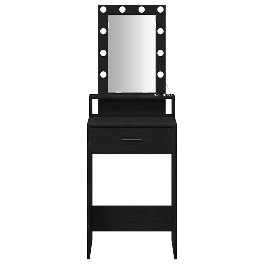 Schminktisch Schwarz 50 x 41 x 140 cm Holzwerkstoff