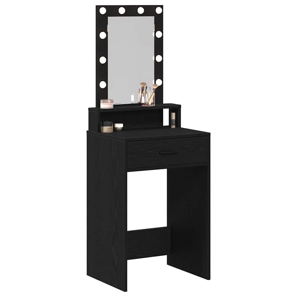 Schminktisch Schwarz 50 x 41 x 140 cm Holzwerkstoff