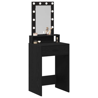 Schminktisch Schwarz 50 x 41 x 140 cm Holzwerkstoff