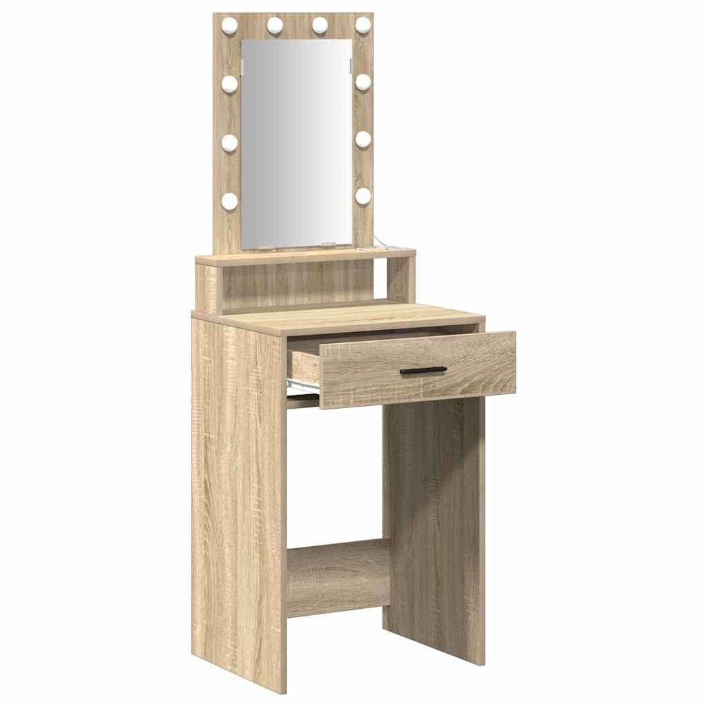 Schminktisch Braun 50 x 41 x 140 cm Holzwerkstoff