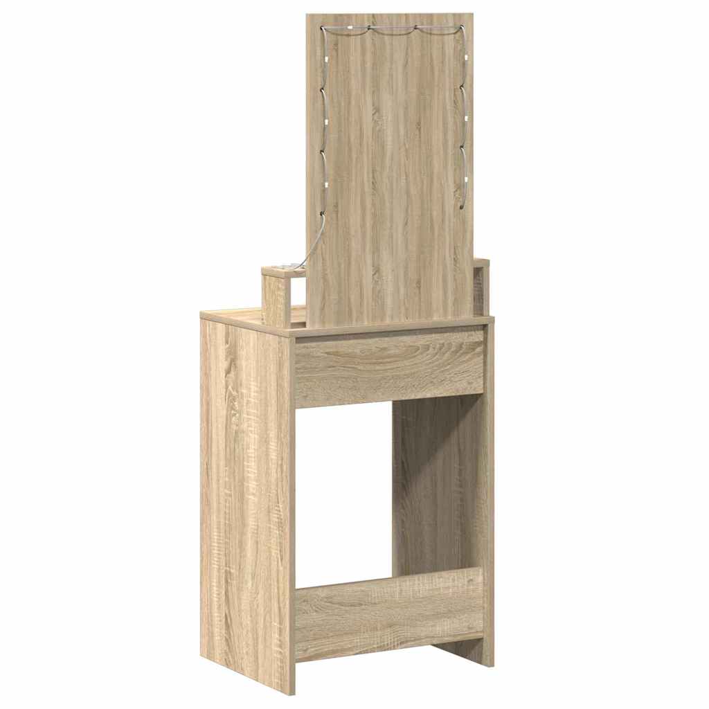 Schminktisch Braun 50 x 41 x 140 cm Holzwerkstoff