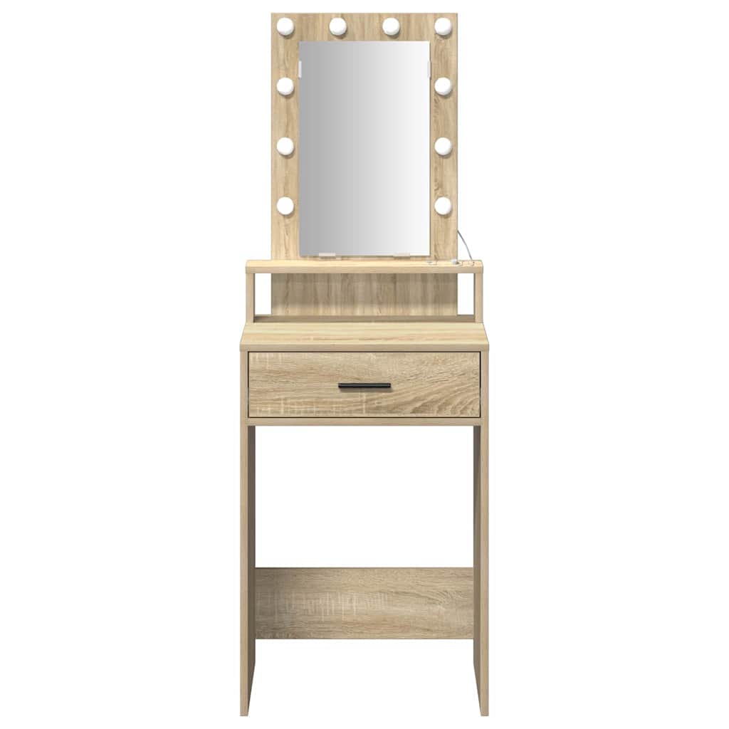 Schminktisch Braun 50 x 41 x 140 cm Holzwerkstoff