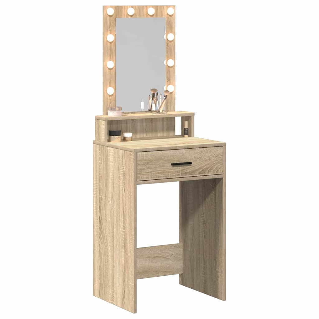 Schminktisch Braun 50 x 41 x 140 cm Holzwerkstoff