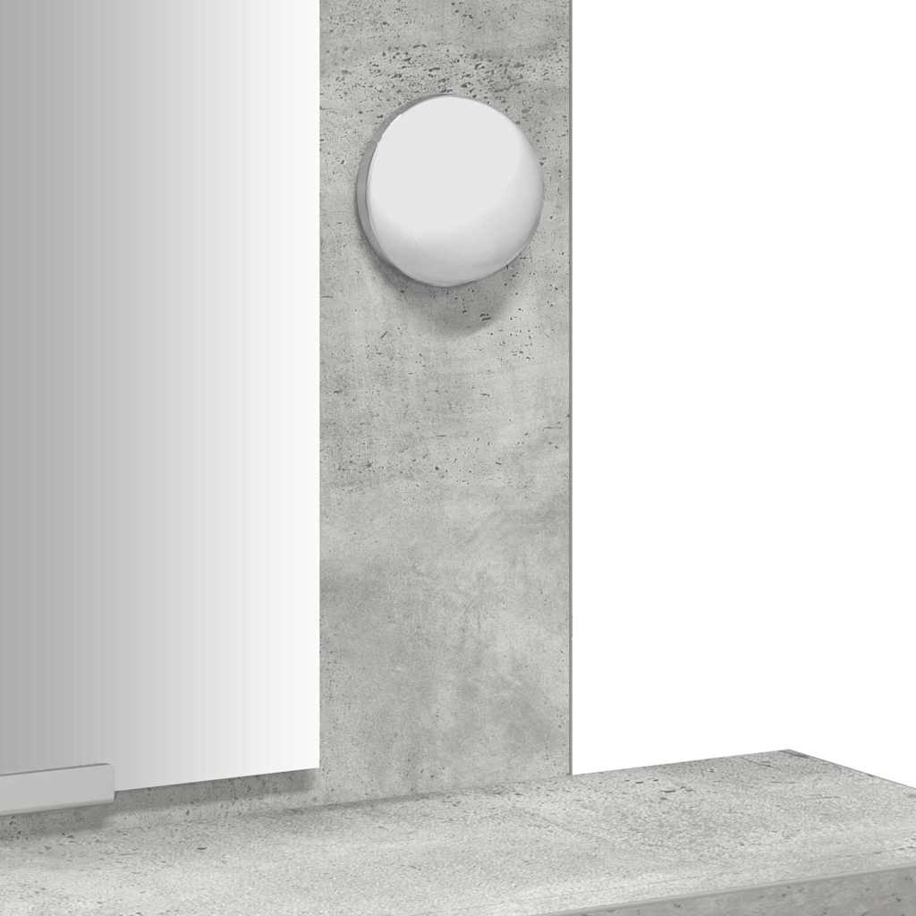 Schminktisch Grau 50 x 41 x 140 cm Holzwerkstoff