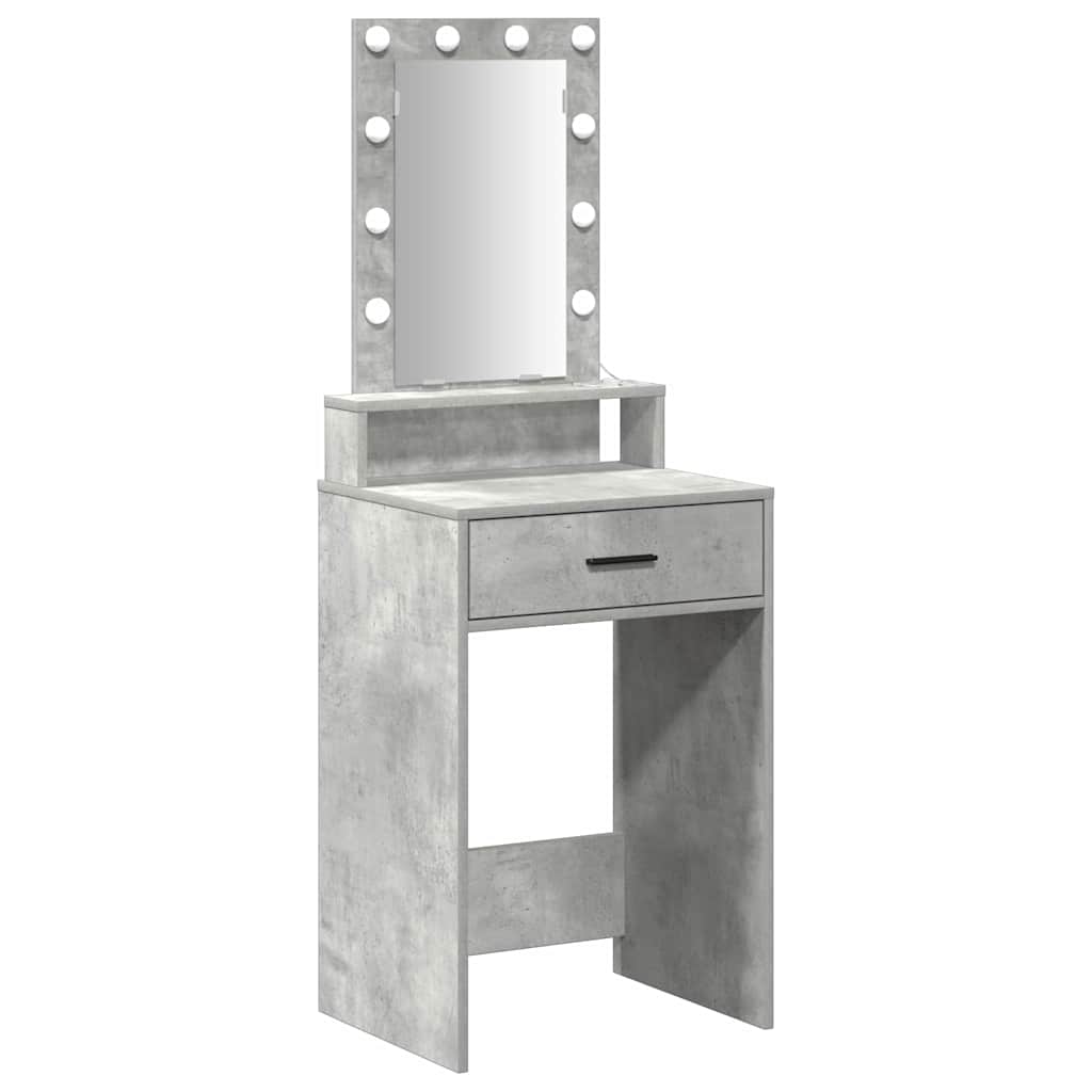 Schminktisch Grau 50 x 41 x 140 cm Holzwerkstoff