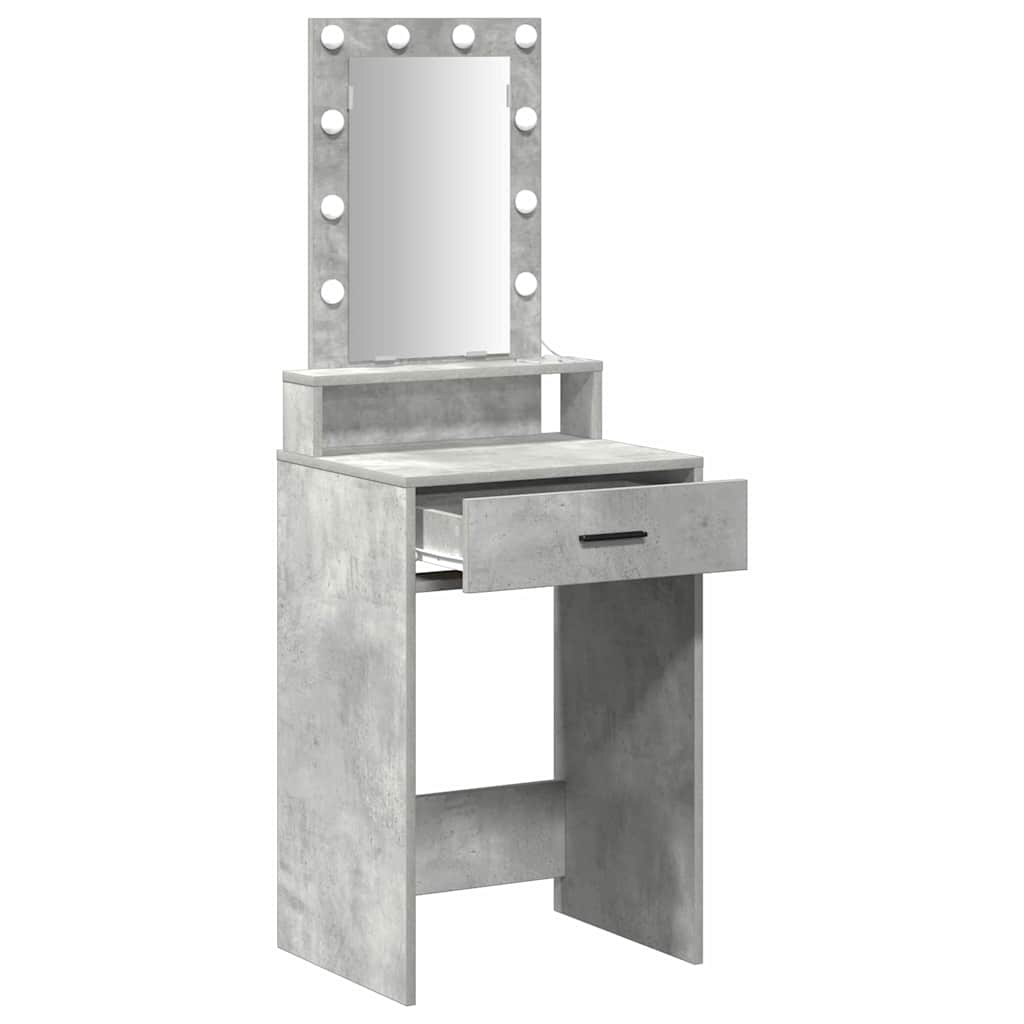 Schminktisch Grau 50 x 41 x 140 cm Holzwerkstoff