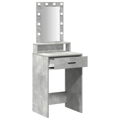 Schminktisch Grau 50 x 41 x 140 cm Holzwerkstoff