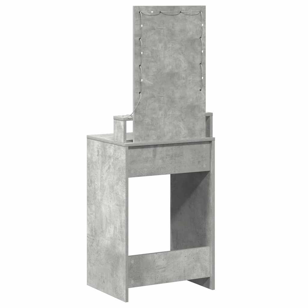 Schminktisch Grau 50 x 41 x 140 cm Holzwerkstoff