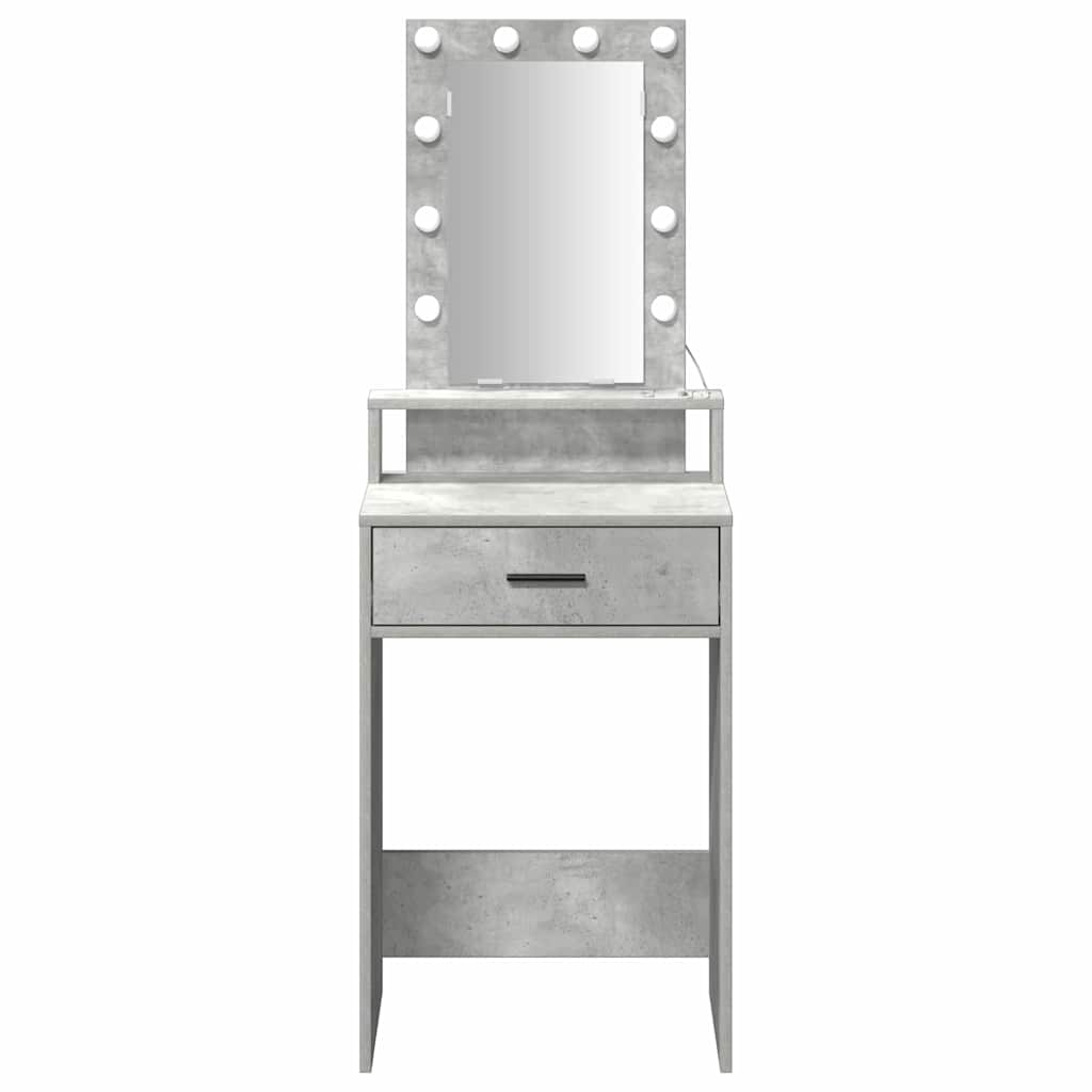 Schminktisch Grau 50 x 41 x 140 cm Holzwerkstoff