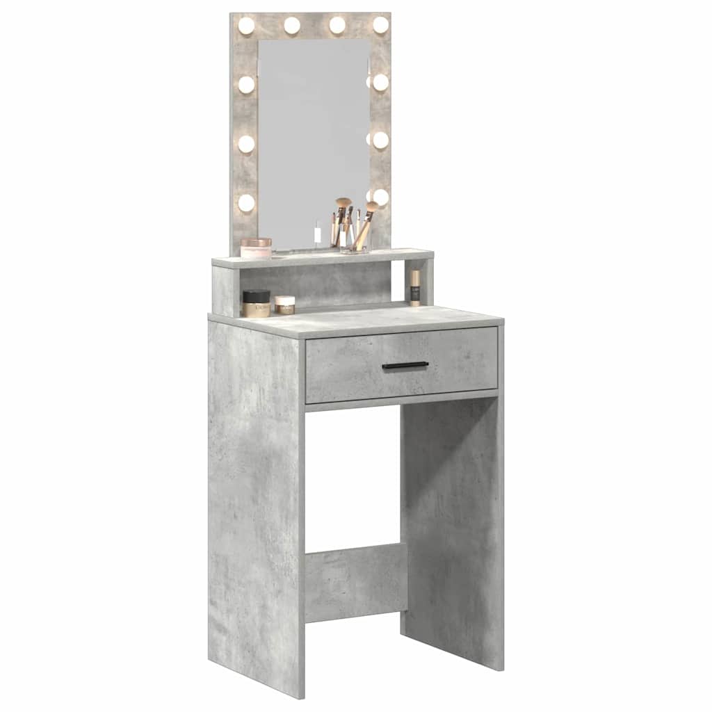 Schminktisch Grau 50 x 41 x 140 cm Holzwerkstoff