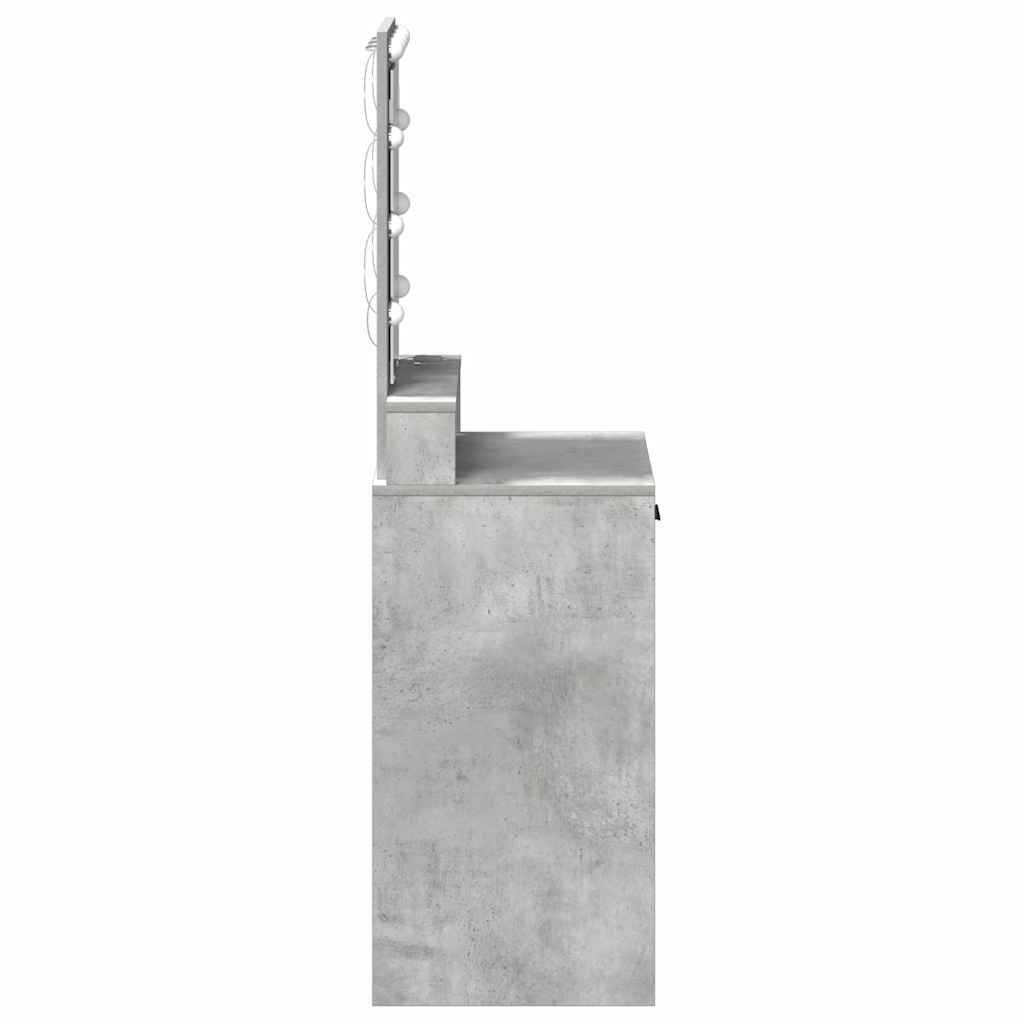 Schminktisch Grau 50 x 41 x 140 cm Holzwerkstoff
