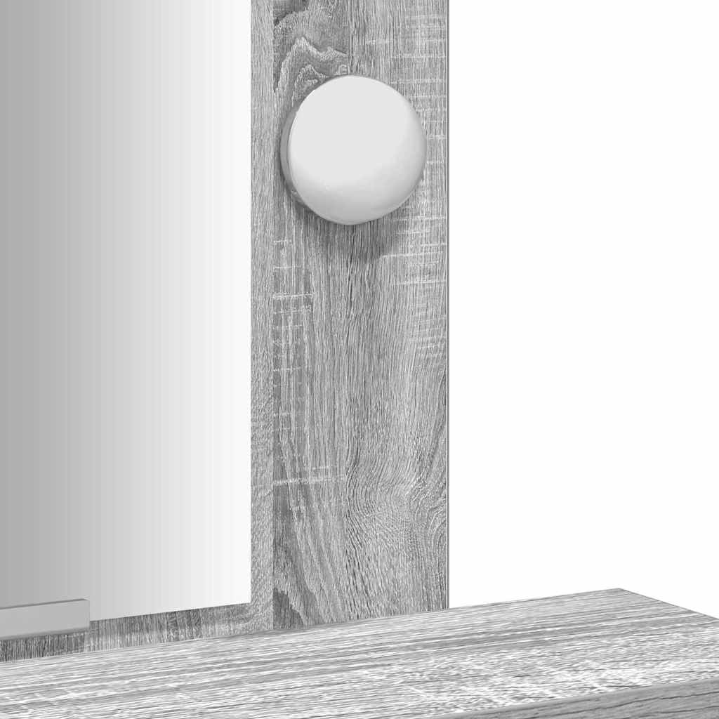 Schminktisch Grau 50 x 41 x 140 cm Holzwerkstoff