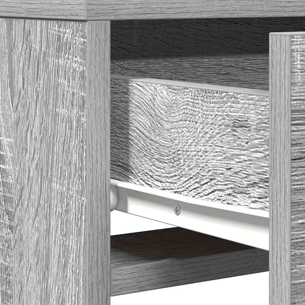 Schminktisch Grau 50 x 41 x 140 cm Holzwerkstoff
