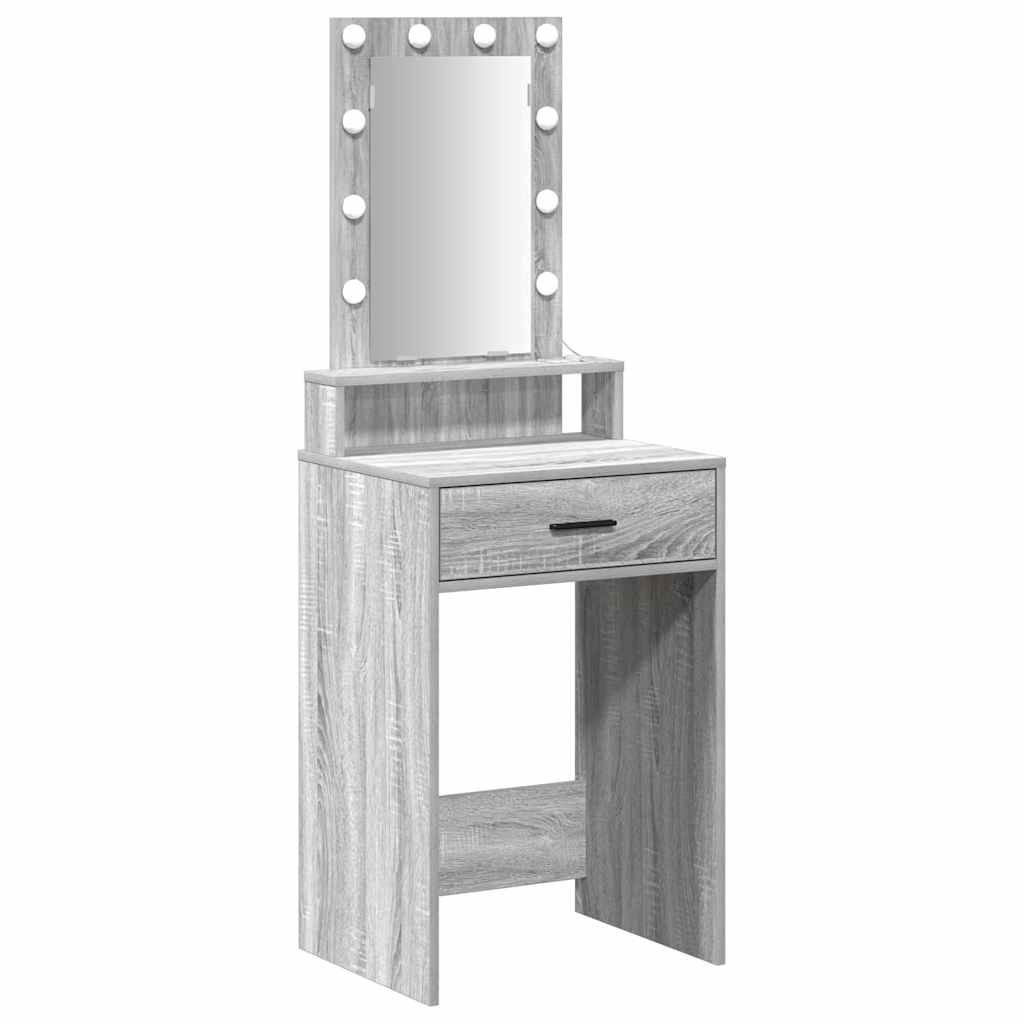 Schminktisch Grau 50 x 41 x 140 cm Holzwerkstoff