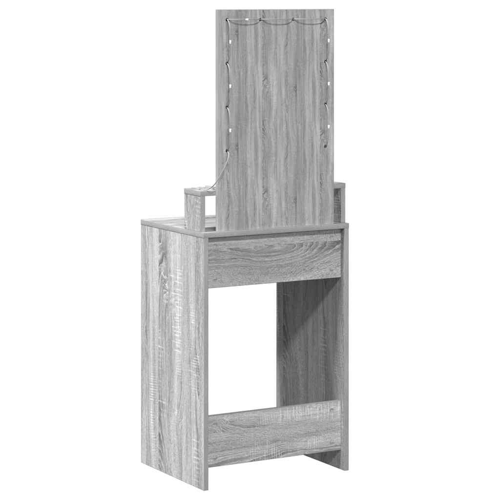 Schminktisch Grau 50 x 41 x 140 cm Holzwerkstoff