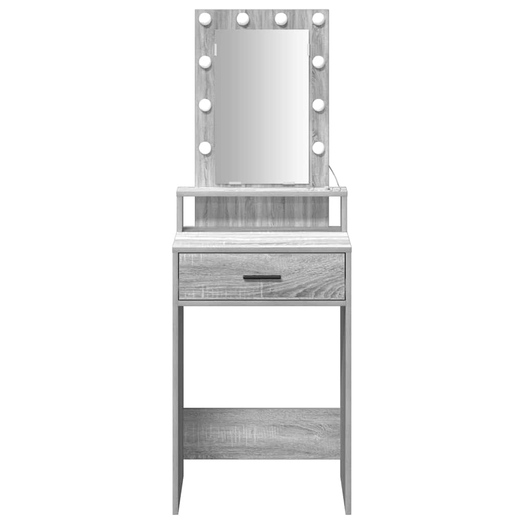 Schminktisch Grau 50 x 41 x 140 cm Holzwerkstoff