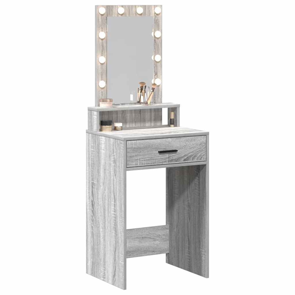 Schminktisch Grau 50 x 41 x 140 cm Holzwerkstoff