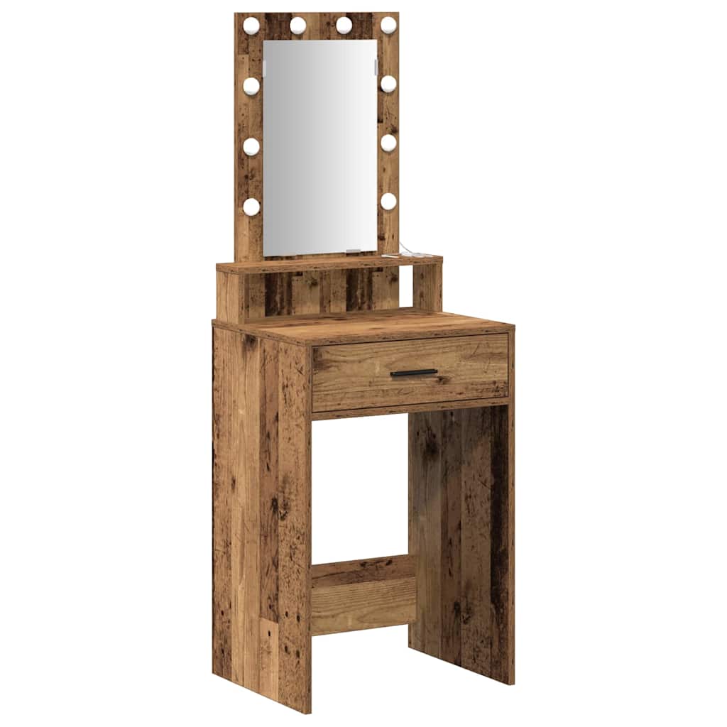 Schminktisch Braun 50 x 41 x 140 cm Holzwerkstoff