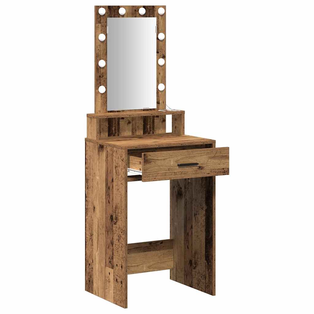 Schminktisch Braun 50 x 41 x 140 cm Holzwerkstoff