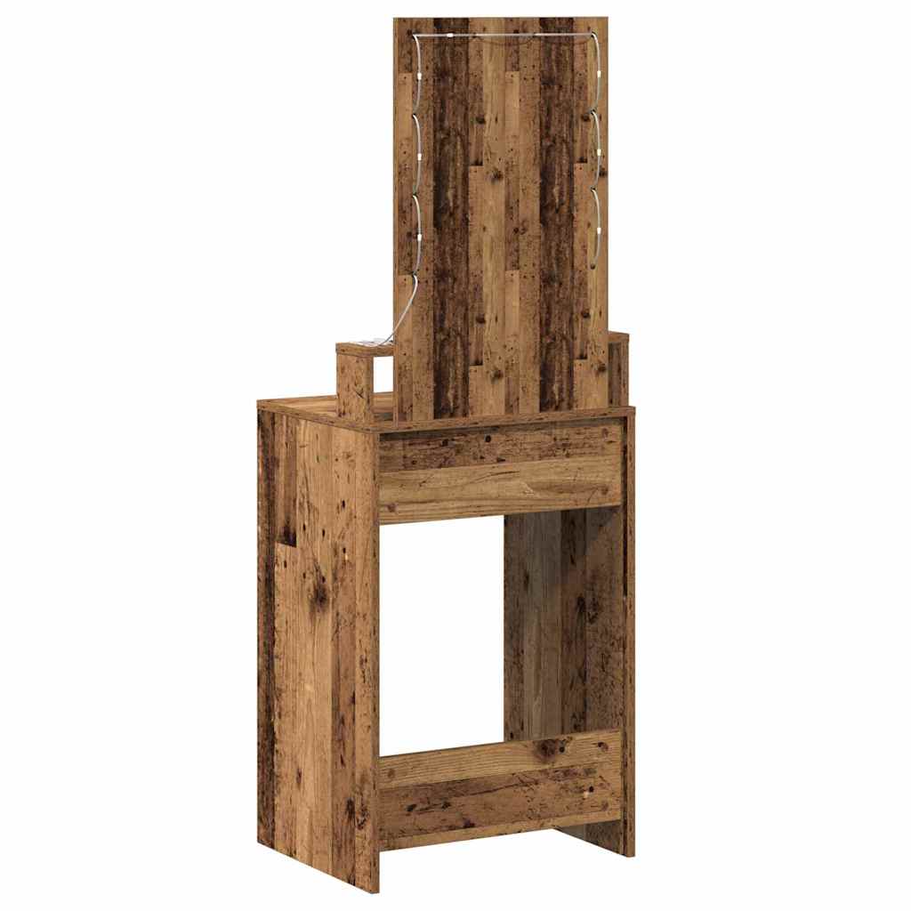 Schminktisch Braun 50 x 41 x 140 cm Holzwerkstoff