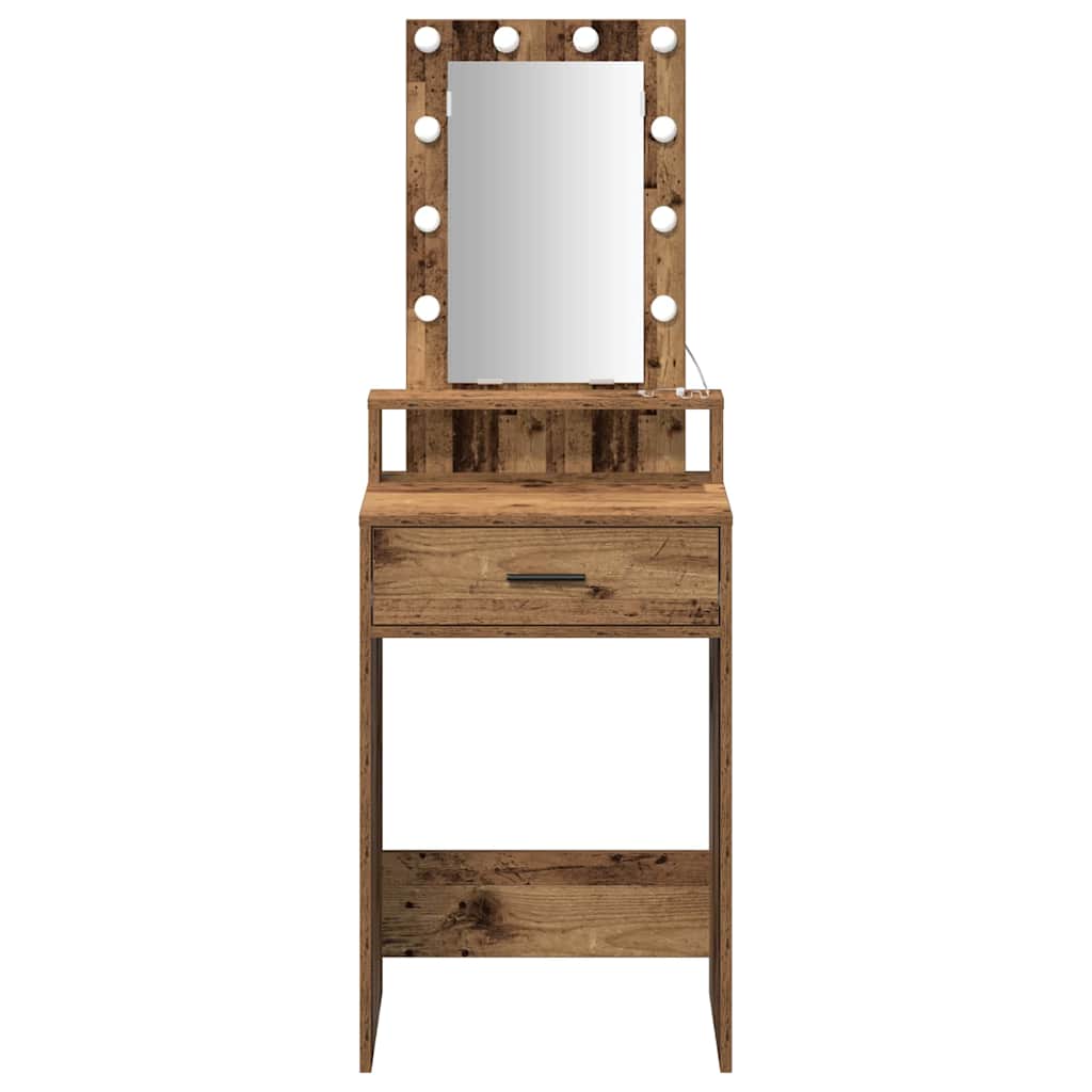 Schminktisch Braun 50 x 41 x 140 cm Holzwerkstoff