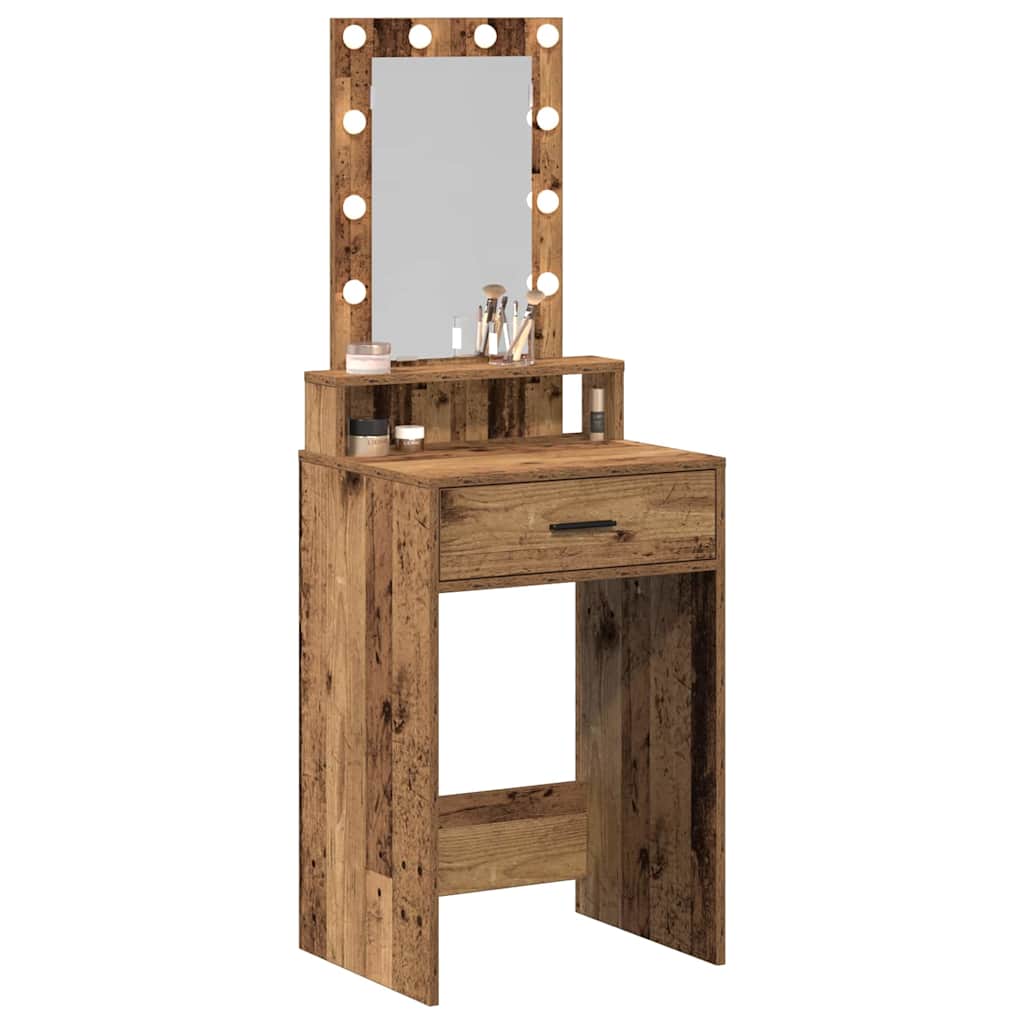 Schminktisch Braun 50 x 41 x 140 cm Holzwerkstoff